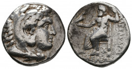 MACEDONIAN KINGDOM. Alexander III the Great (336-323 BC). AR tetradrachm. 

Weight: 17.0 gr
Diameter: 25 mm