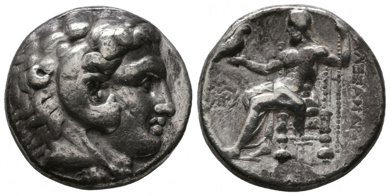 MACEDONIAN KINGDOM. Alexander III the Great (336-323 BC). AR tetradrachm. 

Weig...