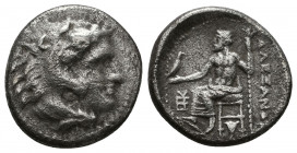 MACEDONIAN KINGDOM. Alexander III the Great (336-323 BC). AR tetradrachm. 

Weight: 3.9 gr
Diameter: 16 mm