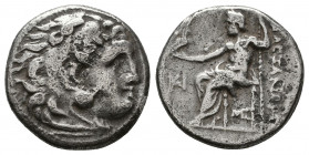 MACEDONIAN KINGDOM. Alexander III the Great (336-323 BC). AR tetradrachm. 

Weight: 4.2 gr
Diameter: 17 mm