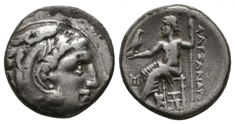 MACEDONIAN KINGDOM. Alexander III the Great (336-323 BC). AR Drachm. 

Weight: 4...