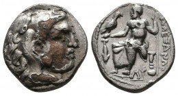 MACEDONIAN KINGDOM. Alexander III the Great (336-323 BC). AR Drachm. 

Weight: 3.5 gr
Diameter: 17 mm