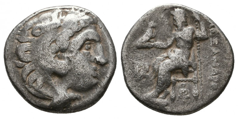 MACEDONIAN KINGDOM. Alexander III the Great (336-323 BC). AR Drachm. 

Weight: 4...