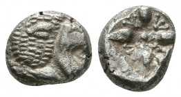 IONIA, Miletos. ca. 480-450 BC. AR Obol.

Weight: 1.2 gr
Diameter: 9 mm