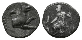 Cilicia. Laranda 324-323 BC. Obol AR.

Weight: 0.6 gr
Diameter: 10 mm