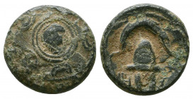 KINGS OF MACEDON. Alexander III 'the Great' (336-323 BC). Ae.

Weight: 3.5 gr
Diameter: 16 mm