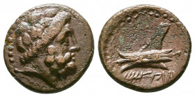 Phoenicia, Arados, c. 206/5-52/1 BC. Æ.

Weight: 3.0 gr
Diameter: 16 mm