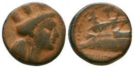 Phoenicia, Arados. 242-166 B.C. AE.

Weight: 6.5 gr
Diameter: 18 mm