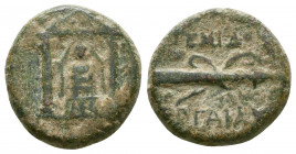 Pamphylia, Perge. Ca. 50-30 B.C. AE.

Weight: 5.0 gr
Diameter: 16 mm