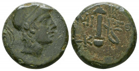 AMISOS. Pontos. 2nd-1st Century B.C.

Weight: 7.4 gr
Diameter: 19 mm