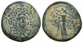 Paphlagonia, Amastris. Ca. 85-65 B.C. AE.

Weight: 7.1 gr
Diameter: 21 mm