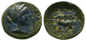 CILICIA, Adana. 164-27 BC. Æ.

Weight: 3.4 gr
Diameter: 18 mm