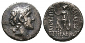 Kings of Cappadocia. Ariarathes VIII AR Drachm.

Weight: 4.0 gr
Diameter: 16 mm