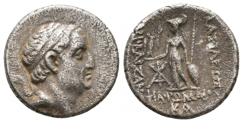 Kings of Cappadocia. Ariobarzanes I Philoromaios (96-63 BC). AR Drachm.

Weight:...
