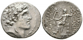 Seleukid Kings of Syria. Alexander I Balas (152-145 BC). AR.

Weight: 15.7 gr
Diameter: 27 mm