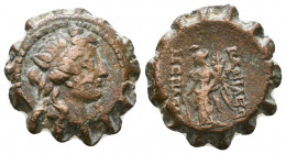 Seleukid Kingdom. Antioch on the Orontes. Alexander II Zabinas 128-123 BC.

Weight: 6.5 gr
Diameter: 17 mm
