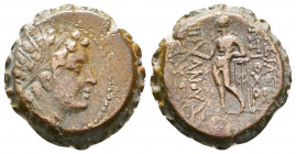 Seleukid Kings of Syria, Antiochos VI, 281 - 261 BC.

Weight: 8.4 gr
Diameter: 19 mm