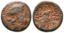 Seleucis and Pieria. Tetrachalkon. Century I BC. Antioch.

Weight: 5.8 gr
Diameter: 20 mm