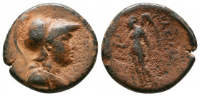 Seleukid Kingdom. Antiochos I Soter(?). 281-261 B.C. AE.

Weight: 6.2 gr
Diameter: 21 mm