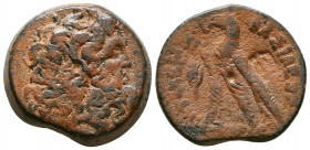 PTOLEMAIC KINGS OF EGYPT. Ptolemy IV Philometor (First sole reign, 180-170 BC). Ae.

Weight: 15.1 gr
Diameter: 24 mm