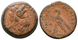 PTOLEMAIC KINGS OF EGYPT. Ptolemy IV Philometor (First sole reign, 180-170 BC). Ae.

Weight: 10.8 gr
Diameter: 22 mm