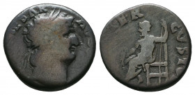 NERO. 54-68 AD. AR Denarius. Rome mint. Struck circa 66-67 AD.

Weight: 3.1 gr
Diameter: 15 mm