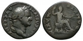 Vespasian (AD 69-79). Lot of two (2) AR denarii. (1) AR denarius. Rome, AD 75.

Weight: 3.1 gr
Diameter: 18 mm