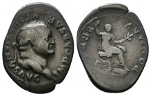 Vespasian AR denarius. 96-79 AD.

Weight: 3.0 gr
Diameter: 22 mm