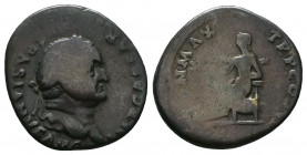 Vespasian AR denarius. 96-79 AD.

Weight: 3.2 gr
Diameter: 19 mm