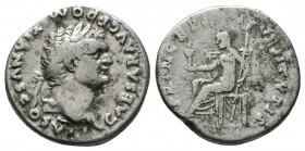 Domitian AR Denarius. Rome, 81-82.

Weight: 3.4 gr
Diameter: 17 mm
