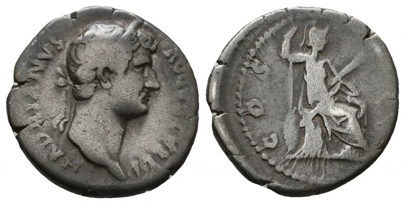Hadrianus (117-138 AD). AR Denarius, Roma (Rome), 119-122 AD.

Weight: 3.3 gr
Di...