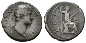 Hadrianus (117-138 AD). AR Denarius, Roma (Rome), 119-122 AD.

Weight: 3.3 gr
Diameter: 18 mm