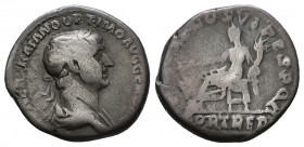 Trajan (AD 98-117). AR denarius. Rome, AD 114-115.

Weight: 3.2 gr
Diameter: 17 mm