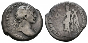 Trajan (AD 98-117). AR denarius. Rome, AD 114-115.

Weight: 3.3 gr
Diameter: 18 mm