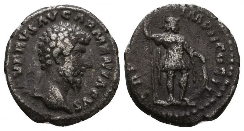 Lucius Verus (161-169 AD). AR Denarius, Rome, AD 164.

Weight: 3.1 gr
Diameter: ...