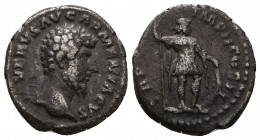 Lucius Verus (161-169 AD). AR Denarius, Rome, AD 164.

Weight: 3.1 gr
Diameter: 17 mm