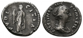 Faustina Junior. AD 147-175. AR Denarius. Rome mint.

Weight: 3.7 gr
Diameter: 16 mm