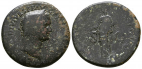Domitian, as Caesar (Vespasian, 69-79), Sestertius, Rome, AD 73-74 AE.

Weight: 24.0 gr
Diameter: 35mm