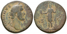 Antoninus Pius (138-161). Æ Sestertius. Rome, 140-4.

Weight: 24.1 gr
Diameter: 32 mm