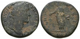 Antoninus Pius (138-161). Æ Sestertius. Rome, 140-4.

Weight: 24.4 gr
Diameter: 30 mm