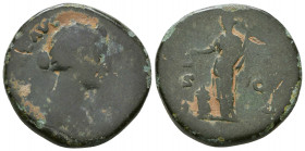 Lucilla. Augusta, AD 164-182. Æ Sestertius. Rome mint. 

Weight: 21.5 gr
Diameter: 30 mm