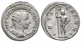 Gordian III AR Antoninianus. Rome, AD 243-244.

Weight: 4.2 gr
Diameter: 22 mm