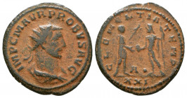 Probus (276-282 AD). AE Antoninianus, Antioch (Antakya).

Weight: 3.9 gr
Diameter: 22 mm