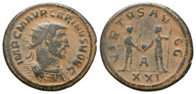 Carinus (283-285 AD). AE Antoninianus.

Weight: 4.1 gr
Diameter: 21 mm