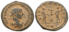 Numerian. As Caesar, A.D. 282-283. AE antoninianus.

Weight: 3.6 gr
Diameter: 20 mm