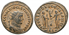 Diocletianus (284-305 AD). AE Antoninianus.

Weight: 4.0 gr
Diameter: 21 mm