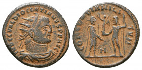 Diocletianus (284-305 AD). AE Antoninianus.

Weight: 3.3 gr
Diameter: 20 mm