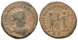 Diocletianus (284-305 AD). AE Antoninianus.

Weight: 3.5 gr
Diameter: 21 mm