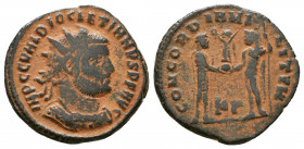 Diocletianus (284-305 AD). AE Antoninianus.

Weight: 3.1 gr
Diameter: 20 mm