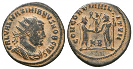 Maximian Æ Antoninianus. AD 285-295.

Weight: 3.0 gr
Diameter: 21 mm